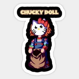 Chucky t-shirt Sticker